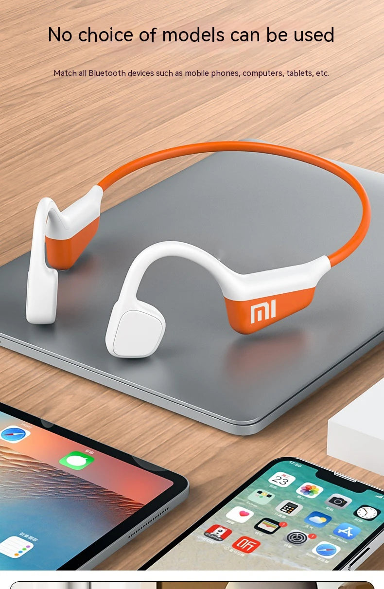 Xiaomi A20 Bone Conduction Earbud Wireless Headphones Compatible Bluetooth Earphone TWS with Mic Swimming Sports Wear Headset