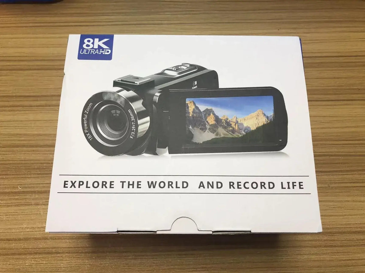 Cámara de vídeo profesional Full HD 8k, videocámara WiFi de 48 MP, zoom digital de 16X, transmisión, enfoque automático