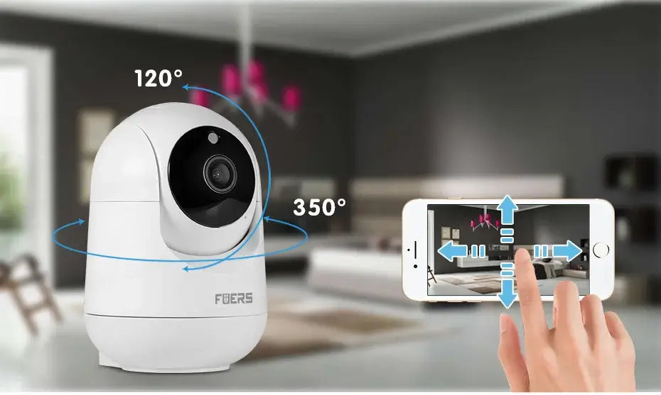 Fuers 5MP WiFi Kamera Tuya Smart Home Indoor Drahtlose IP Überwachungskamera AI Erkennen Automatisches Tracking Sicherheit Babyphone