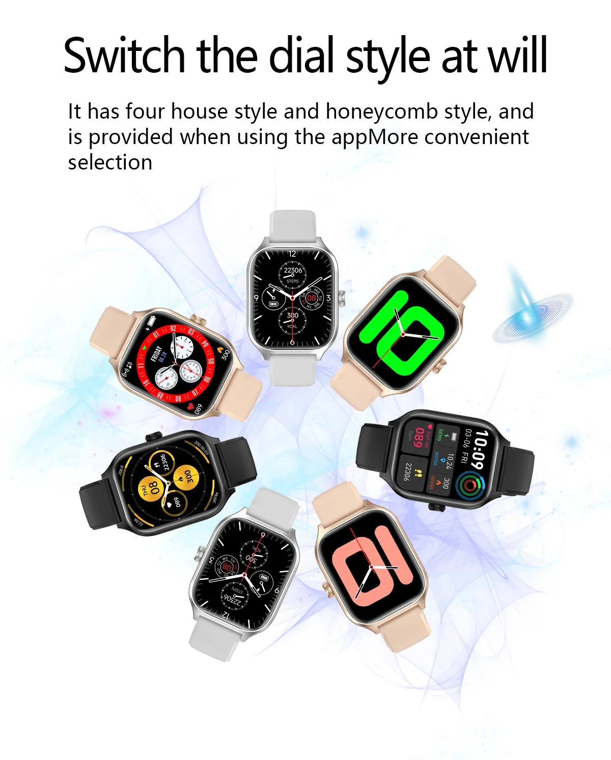 Smart Watch 2024 Android Geschenk Bluetooth Anruf Smartwatch Touch Dial Musik Fitness Tracker Sportuhren