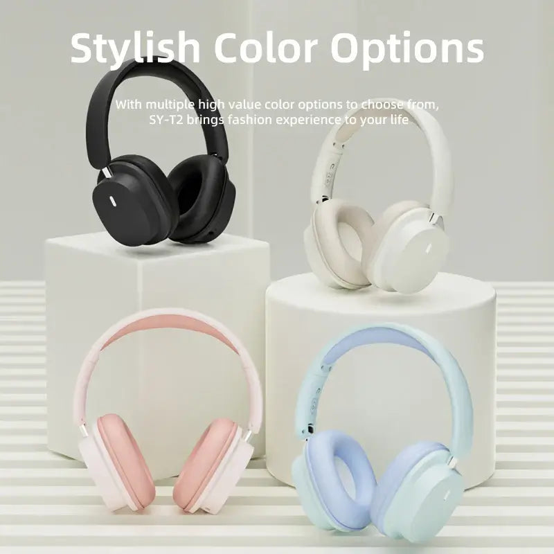 Auriculares Bluetooth originales SY-T2, auriculares inalámbricos con reducción de ruido de alta calidad y cable para jugadores