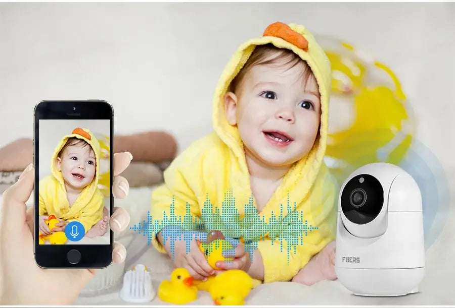 Fuers 5MP WiFi Kamera Tuya Smart Home Indoor Drahtlose IP Überwachungskamera AI Erkennen Automatisches Tracking Sicherheit Babyphone