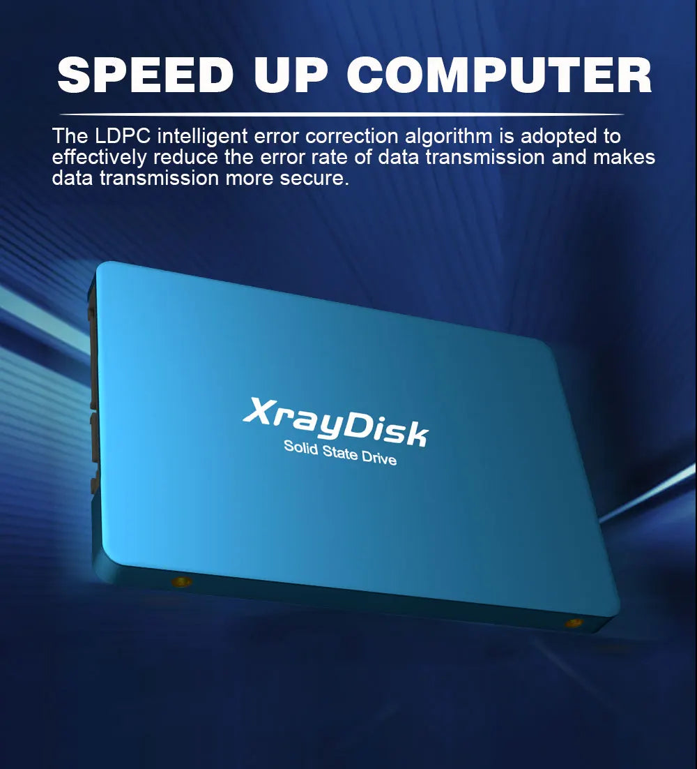 XrayDisk 2.5"Sata3 Ssd  Hdd Hard Disk120gb 240gb 128gb 256gb 480gb 512gb 1TB Internal Solid State Drive For Laptop&PC Deaktop