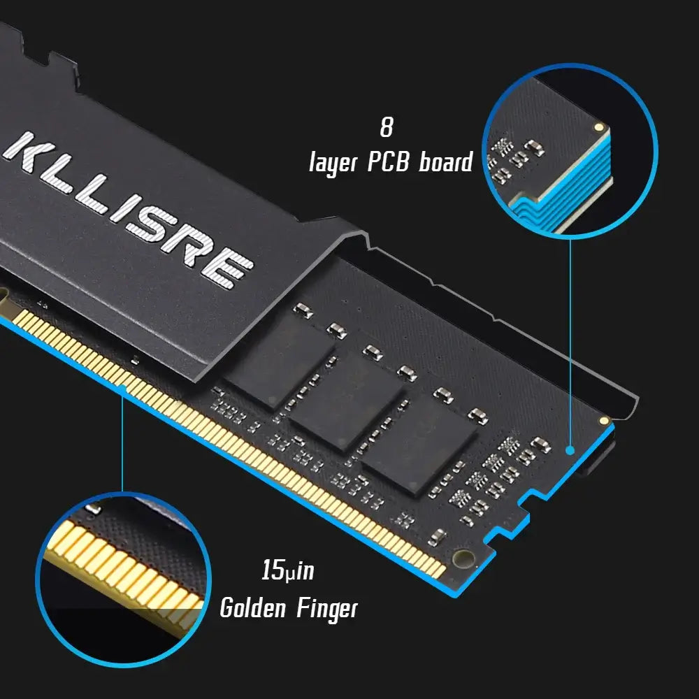 Kllisre DDR4 8GB 3200MHz 3600MHz Desktop-RAM-Speicher