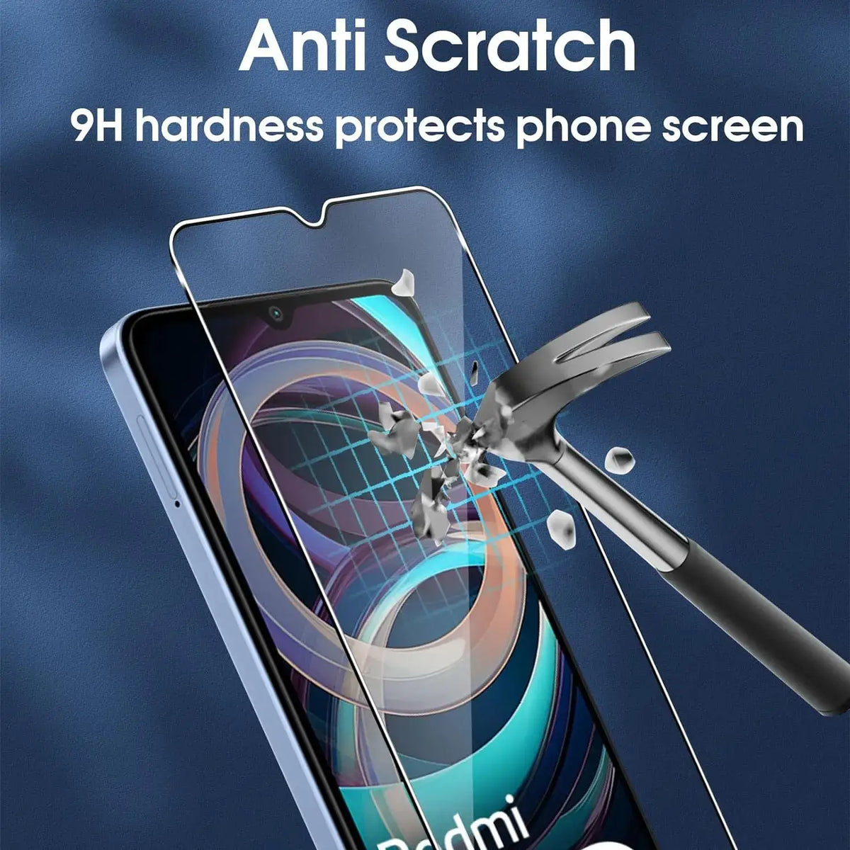 1/4 piece high-definition tempered film HD+Xiaomi high-quality tempered glass For Redmi A3 screen protector glass film ﻿