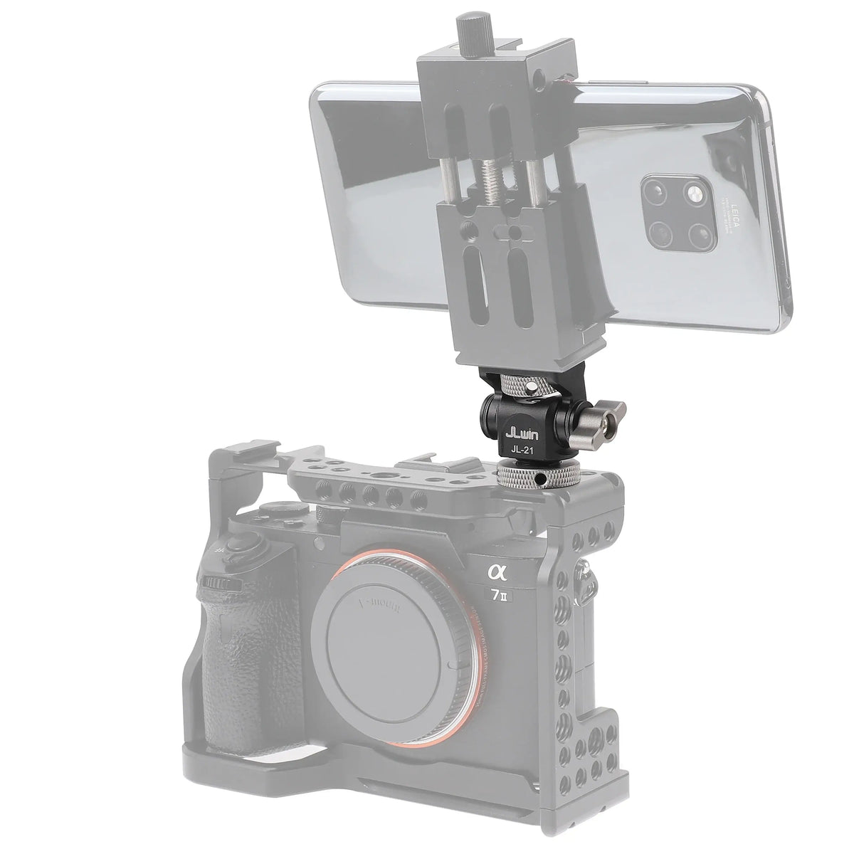 FOTGA JL-21 DSLR Kamera Monitor Mount Adapter für Nikon Canon Sony 360 Einstellbare Monitor Adapter Zubehör Foto Studio kits