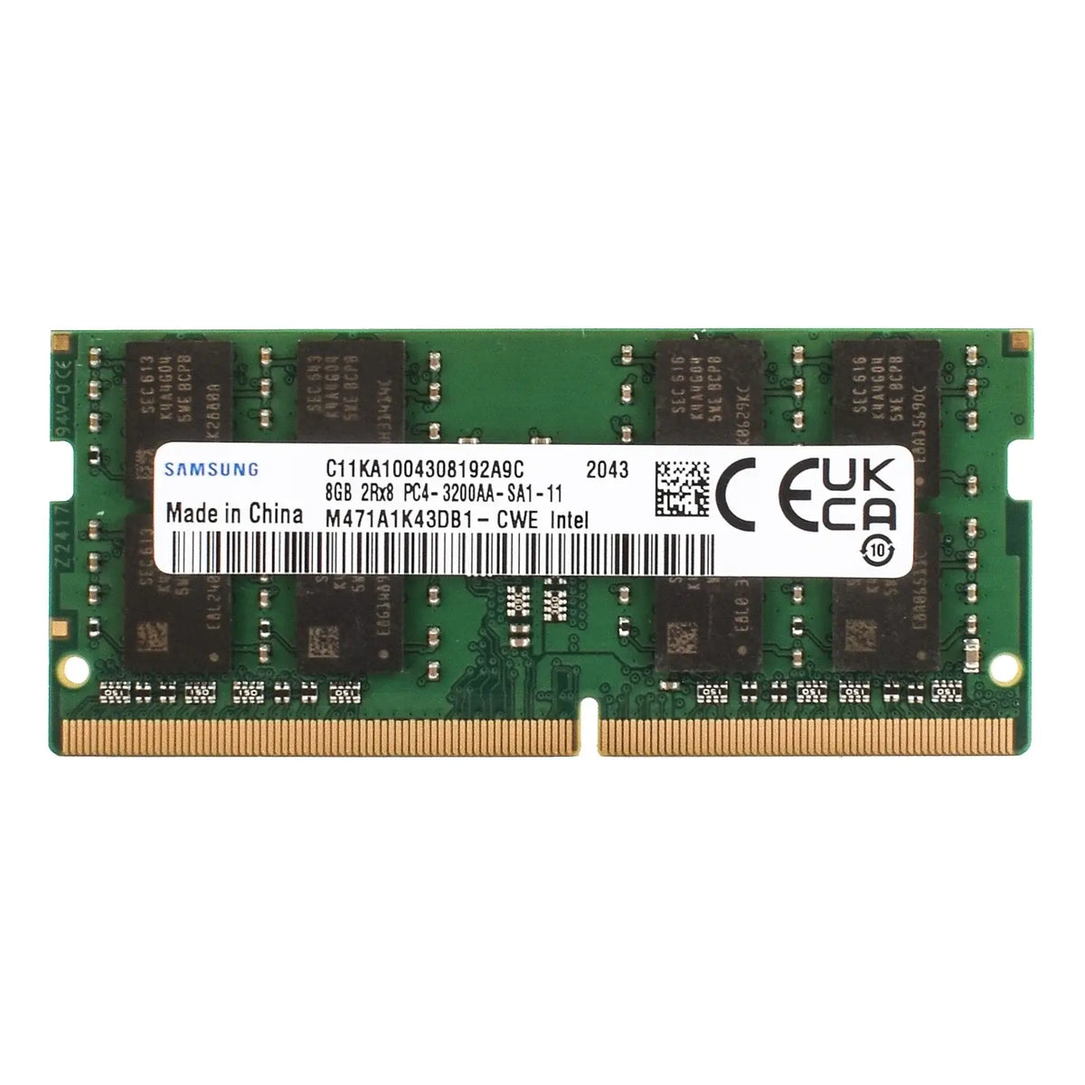 Memoria RAM DDR4 SODIMM SAMSUNG de 4 GB, 8 GB, 3200 MHz, 16 GB, 2666 MHz, 2400 MHz, para ordenador portátil, CPU Intel PC4 2400T 2666V 3200