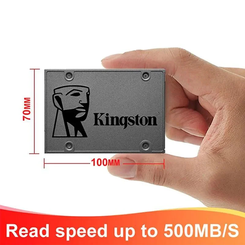 Kingston SSD Internes Solid State Drive A400 960 GB 480 GB 240 GB 120 GB 2,5 Zoll SSDs SATA III HDD Festplatte für Laptop-Desktop-PC