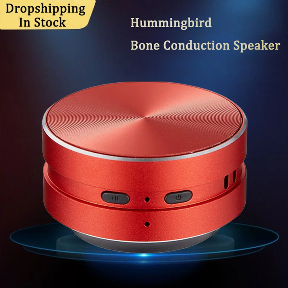 2024 heißer Knochenleitungslautsprecher Bluetooth-Kompatibel TWS Wireless Stereo Sound Hummingbird Lautsprecher Mit FM Radio Dropshipping