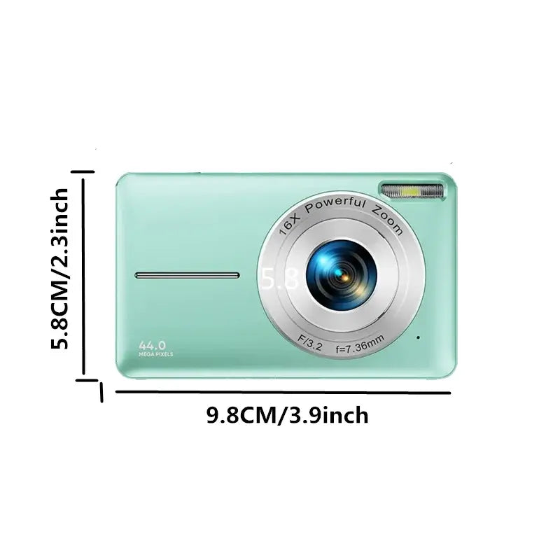 HD 1080P 44MP digital Camera Rechargeable Cameras with 16x Zoom Compact 2.4 inches Camera Cameras for kids Girls camera digit