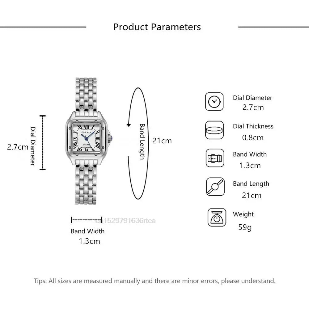 Damenmode Quadratische Uhren Goldlegierungsband 2024 Luxus Damen Quarz Armbanduhren Qualitäten Weibliche Römische Skala Uhr