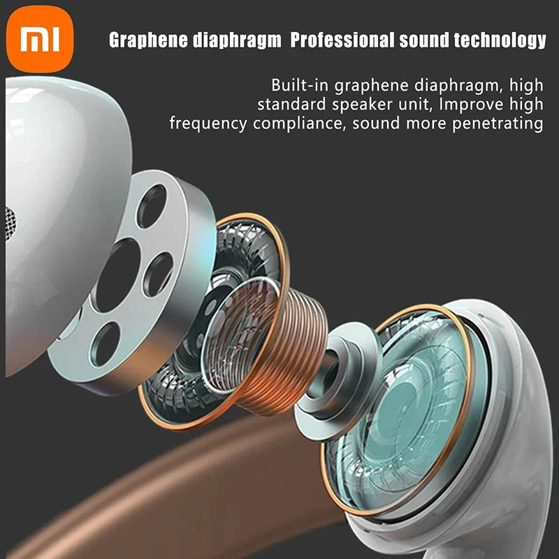 XIAOMI AP05 Wahre Drahtlose Kopfhörer HIFI Stereo Sound Bluetooth 5,3 Kopfhörer Sport Ohrhörer Mit Mikrofon Für Android IOS headset