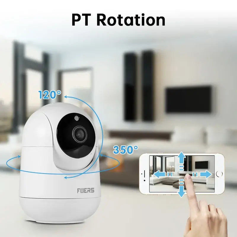 Fuers 5MP WiFi Kamera Tuya Smart Home Indoor Drahtlose IP Überwachungskamera AI Erkennen Automatisches Tracking Sicherheit Babyphone