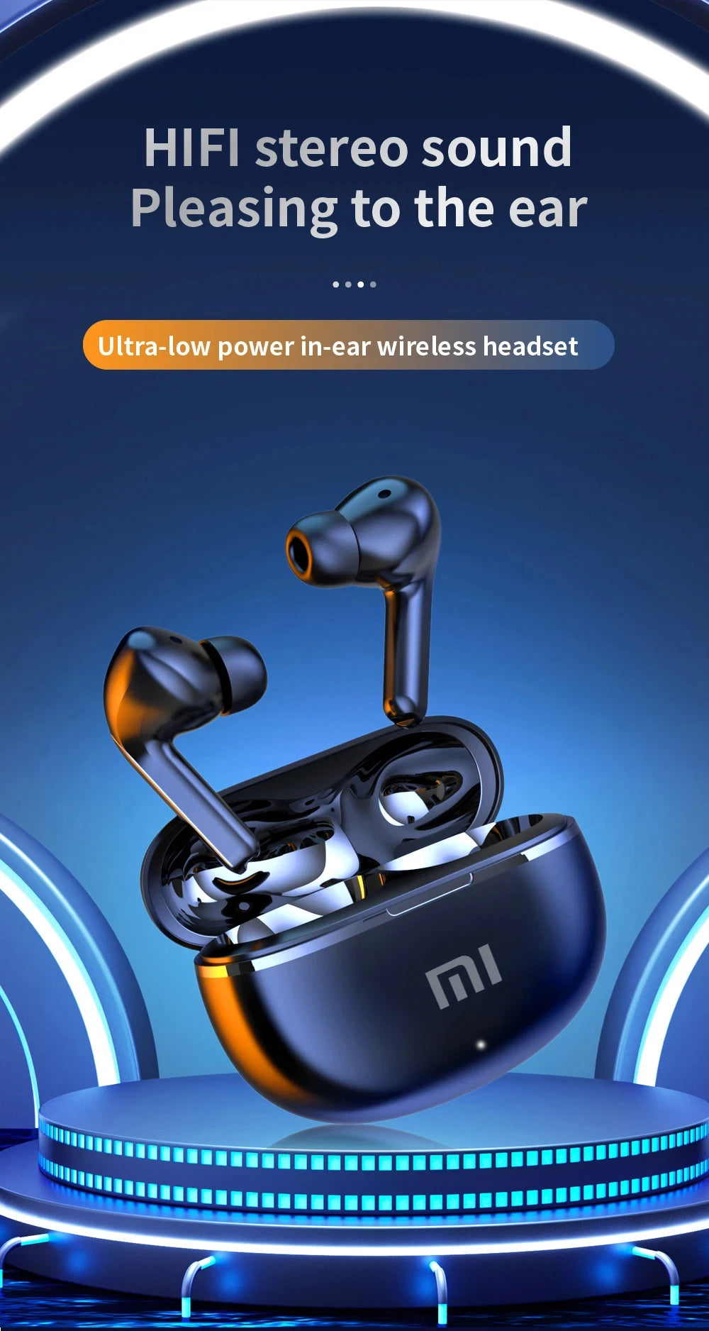 Xiaomi Air 7 Earphone TWS Bluetooth Headset HiFi Wireless Headphone Mic Noise Touch Control Reduction Waterproof Game Earbuds