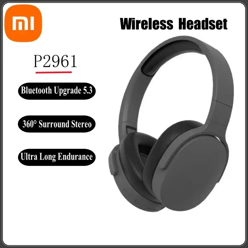 Xiaomi P2961 Wireless Headset with Bluetooth 5.3, 360° Surround Stereo, and Ultra Long Endurance.