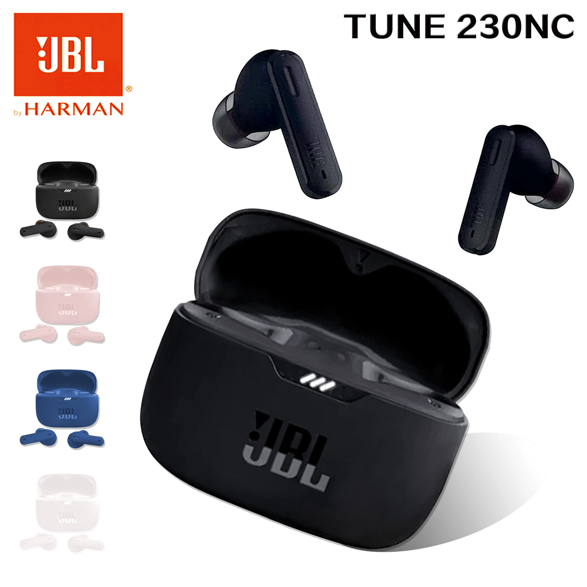 JBL Tune 230NC TWS Drahtlose Bluetooth Noise Cancelling Ohrhörer Stereo Pure Bass Ohrhörer Wasserdichte Kopfhörer Smart Sport