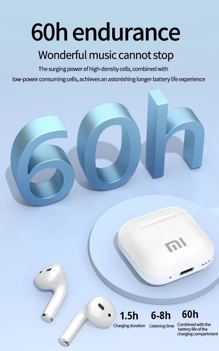 XIAOMI AP05 Wahre Drahtlose Kopfhörer HIFI Stereo Sound Bluetooth 5,3 Kopfhörer Sport Ohrhörer Mit Mikrofon Für Android IOS headset