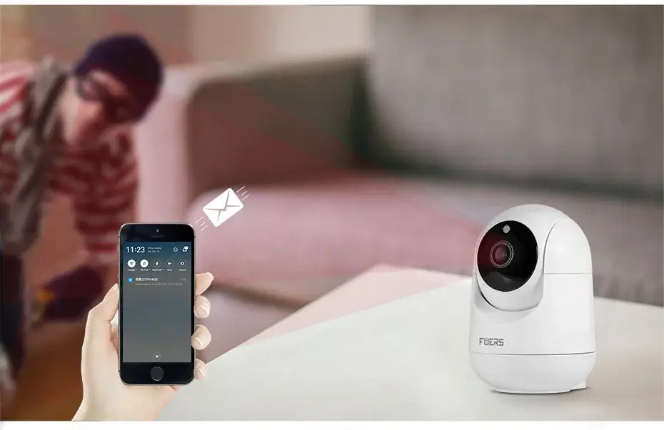 Fuers 5MP WiFi Kamera Tuya Smart Home Indoor Drahtlose IP Überwachungskamera AI Erkennen Automatisches Tracking Sicherheit Babyphone