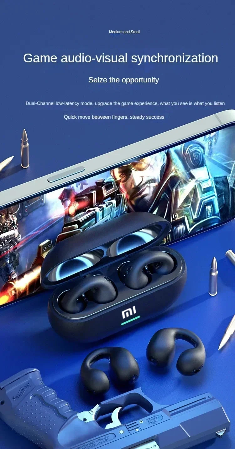 Xiaomi Earphones Wireless Bluetooth 5.3 Bone Conduction Headphones HiFi Sound Quality Waterproof Noise Canceling Sports Earphone